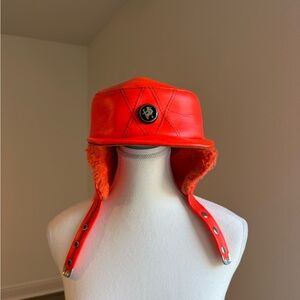 Bright Orange Ski Hat